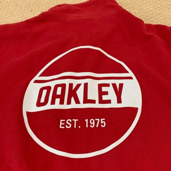 Oakley Full Zip Sweatshirt Track Jacket Men’s Size Small Streetwear Fitness - Picture 6 of 6
